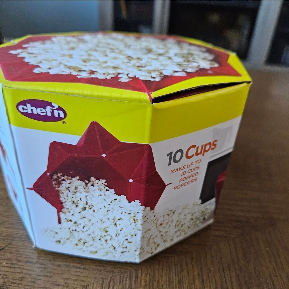 Chef's poptop popcorn popper